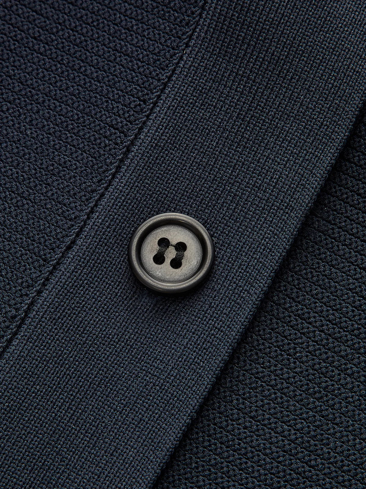 Structured Peplum Button-Up Knit Vest